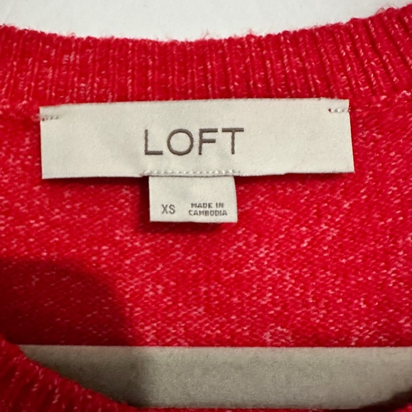 Loft red sweater - Picture 4 of 4